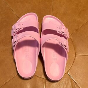 Pink Rubber Birkenstocks
